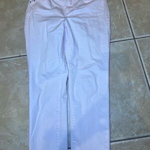 NYDJ Soft Pink Cropped Jeans